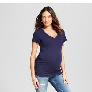 XS Navy Blue Isabel Maternity t shirt